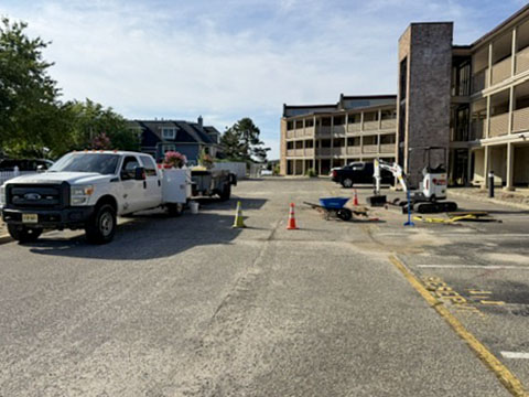 AJV excavation and site work project